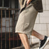 Retro Loose Waffle Cargo Shorts – Heavyweight Beach & Workwear Style